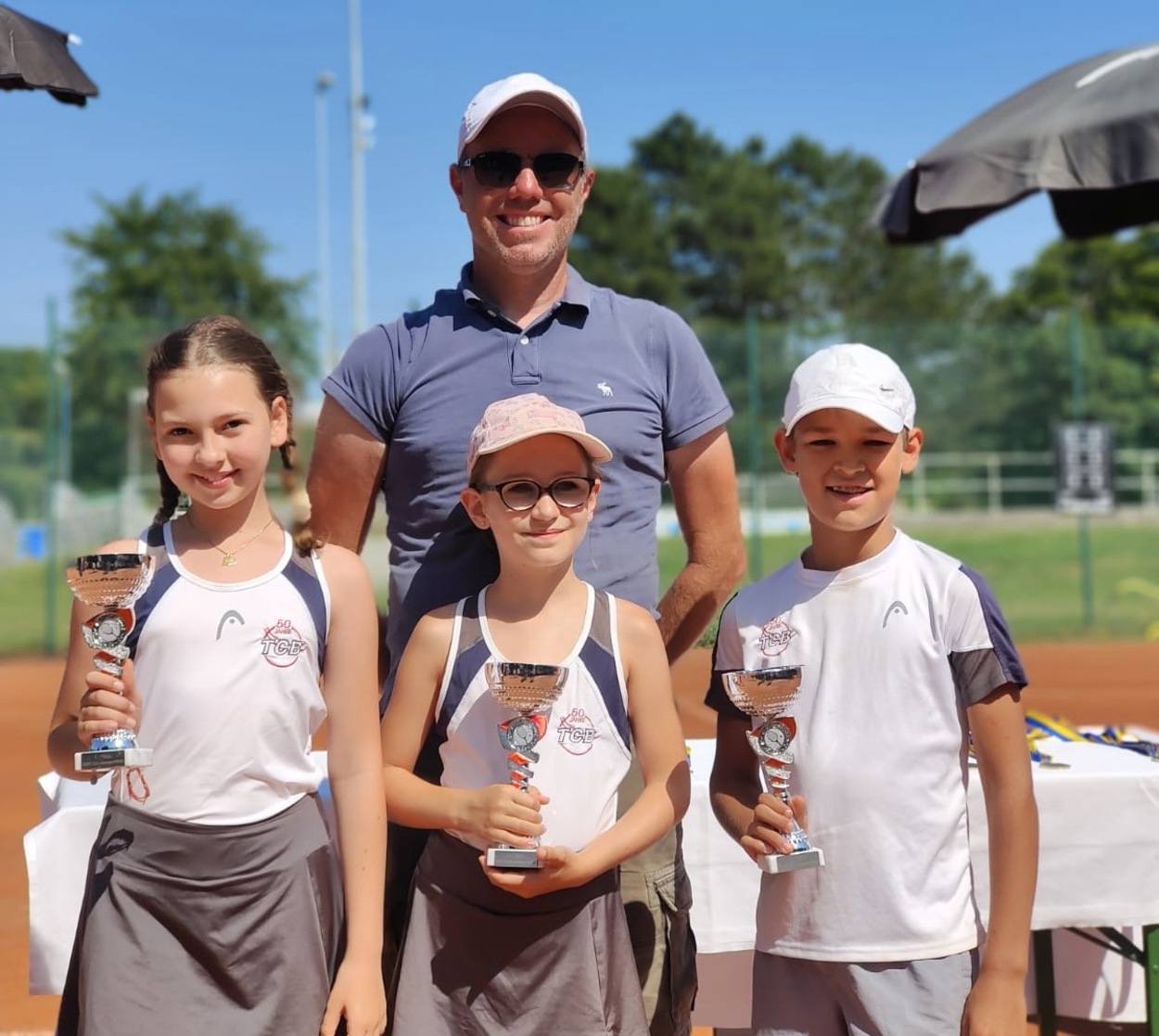 Unsere U10 - KREISMEISTER - Elena, Magdalena und Leopold!!