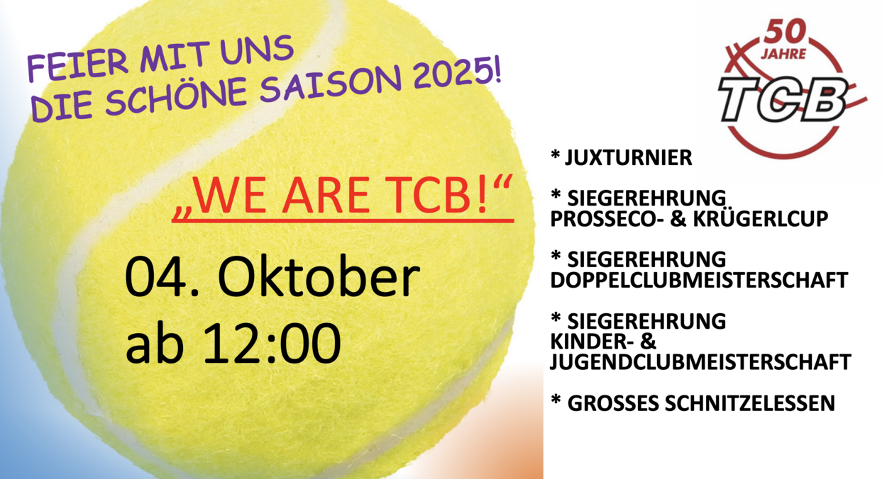 "We are TCB" - Abschlusstag am TCB & SIEGEREHRUNGEN & SCHNITZELESSEN