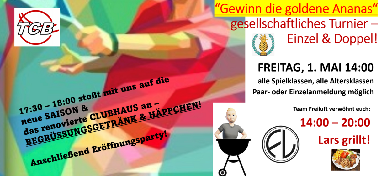 1. MAI  - ERÖFFNE MIT UNS DIE SAISON 2026